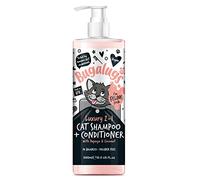Bugalugs Shampoing et après-shampoing 2 en 1 pour chat Nettoyant, nourrissant et revitalisant pour tous les poils de chat. Parfum apaisant papaye et noix de coco. Pour tous les chats et chatons.