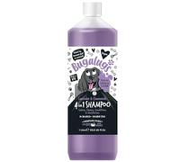 Bugalugs Shampooing pour chien 4 en 1 à la lavande et à la camomille pour chiens odorants avec parfum, meilleur shampooing pour chiot, shampooing et après-shampoing végétalien (1 litre)