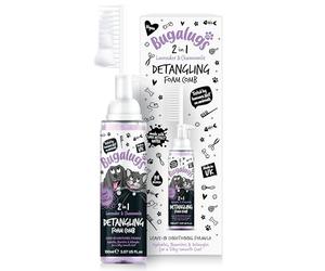 BUGALUGS - Spray Démêlant sans Rinçage pour Chiens - 250ml - Lavande et Camomille - Anti-Nœuds - Soin Apaisant - Pelage Doux et Brillant - Vegan - sans Sulfates - Peau Sensible - Usage Fréquent