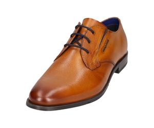 bugatti 312-AFY02 Chaussures Basses à Lacets pour Homme, Cognac, Largeur 44 UE, Marron, 44 EU Large