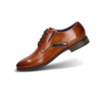 bugatti 312-afy04-Lacets pour Homme-Cognac-Taille Chaussures Basses à Lacets, Marron, 46 EU Large