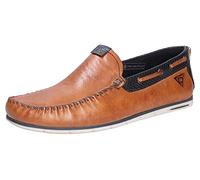 bugatti 321A2X651000, Mocassin Homme, Cognac, 45 EU