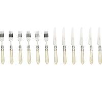 Bugatti ALCAM-S4280 - COMMUTATEUR KVM - Aladdin Ménagère de 12 Pièces Dessert Acier/ABS Ivoire 36 x 26 x 4 cm