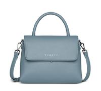 bugatti Almata sac 2-en-1 avec étui cosmétique supplémentaire, sac pour femme en cuir synthétique, bleu