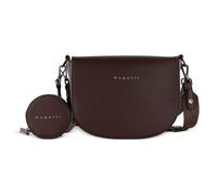 bugatti Almata sac à épaule pour femme, sac bandoulière en cuir synthétique, marron