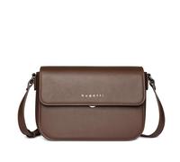 bugatti Almata sac à épaule femme M, sac bandoulière, sac à main en cuir synthétique, marron