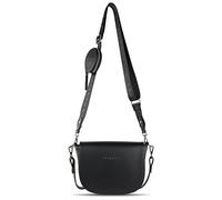 bugatti Almata Sac à bandoulière pour femme, élégant sac à bandoulière en similicuir noir