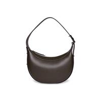 bugatti Amelie Sac bandoulière S pour femme, petit sac demi-lune en similicuir marron