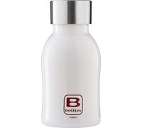 Bugatti B Bottles Twin Bouteille Isotherme 250 Ml White Garde Les Liquides Chauds Pendant 12h Froid Pendant 24h La Glace Pendant 36h Bouteille Acier Inoxydable 18/10 Écologique Blanc