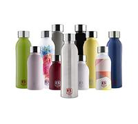 BUGATTI B Bottles Twin Bouteille Isotherme Garde Les liquides Chauds Pendant 12h Froid Pendant 24h la Glace Pendant 36h Bouteille Acier Inoxydable 18/10 écologique (Silver, 800)