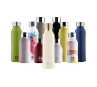 Bugatti B Bottles Twin Bouteille Isotherme Garde Les liquides Chauds Pendant 12h Froid Pendant 24h la Glace Pendant 36h Bouteille Acier Inoxydable 18/10 écologique (Yellow, 350)