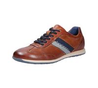 Bugatti - Baskets à lacets en cuir fin - Homme - Chaussures - Brun - Taille: 45 EU