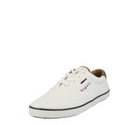 Bugatti Fashion Sneaker homme en toile de coton semelle flexible Blanc 42 EU