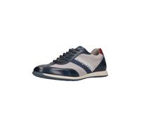 Bugatti Fashion Baskets basses en cuir Beige/Bleu marine/Rouge/Blanc Taille 46