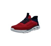 bugatti Baskets basses bleu marine / rouge cerise, Taille 42