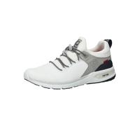 bugatti Baskets basses 'Numbis' bleu marine / gris / rouge foncé / blanc cassé, Taille 41