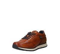 Bugatti Baskets homme en cuir – lacets, mousse à mémoire de forme, semelle remplaçable Cognac 46 EU
