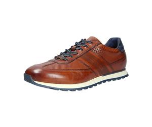 Bugatti - Baskets Homme en Cuir avec Doublure Textile - Homme - Chaussures - Brun - Taille: 44 EU