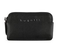Bugatti Fashion Porte-clés Bella en cuir véritable avec protection RFID - Coffret cadeau Noir