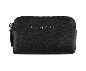 bugatti Bella Porte-clés en cuir véritable avec protection RFID - dans un coffret cadeau élégant