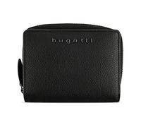 bugatti Bella Porte-Monnaie à Fermeture à glissière Lisse, RFID, Cuir, Noir