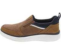 Bugatti Bequeme Schnürschuh Memory Foam Élégant Casual Easy Fit Sneaker aus Austauschbaren Einlegesohlen, Mocassin Homme, Cognac, 44 EU