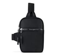 bugatti Blanc Delight Mini sac à bandoulière unisexe, sac à bandoulière plat, noir