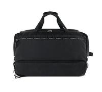 bugatti Blanc Delight Sac de Voyage et Sac à Dos 2 en 1 en Polyester, Sac Week-End et Sac à Dos, Noir
