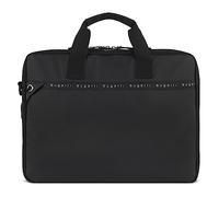 bugatti Blanc DeLight Serviette 15 pouces, sac de travail en tarpaulin & nylon noir