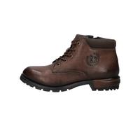 bugatti Bottes à lacets pour homme, semelle intérieure amovible, Marron foncé 6100, 45 EU