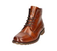 bugatti Bottines à lacets pour homme avec fermeture éclair - Look professionnel - Cognac - Taille 41 EU, cognac, 41 EU