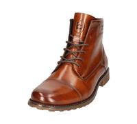 bugatti Bottines à lacets pour homme avec fermeture éclair - Look professionnel - Cognac - Taille 41 EU, cognac, 41 EU