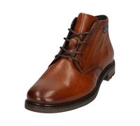 bugatti - Bottines en cuir cognac avec semelle à talon plat et à lacets ronds - Taille numeric_46
