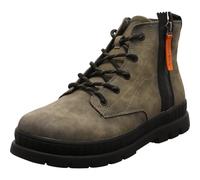bugatti - Bottines Taupe et à Lacets et Zip latéral