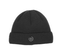 bugatti casquette homme - Bonnet tricoté uni en laine mélangée avec logo - One Size