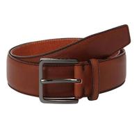 bugatti Ceinture terracotta en cuir pour homme - Men's Cow Leather Belt 3.5 Brandy 220859 100 cm