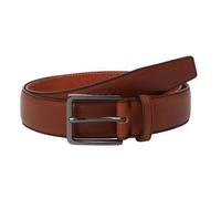 bugatti Ceinture terracotta en cuir pour homme - Men's Cow Leather Belt 3.5 Brandy 220859 100 cm