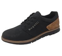 bugatti Chaussures à lacets pour homme - 335925035000-6300 - Largeur normale, Black Cognac, 45 EU