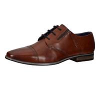 bugatti Chaussures Basses à Lacets Armo Comfort pour Homme, Cognac, 45 EU