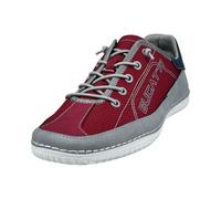 bugatti Chaussures d'affaires à lacets pour homme, Dark Red Grey 3115, 43 EU