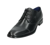 bugatti Chaussures d'affaires à lacets pour homme, Noir 1000, 44 EU