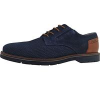Bugatti Chaussures d'affaires pour hommes, lacets élégants, bleu loisirs, taille de chaussure:40 EU