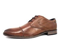 Bugatti Chaussures Oxford Rinaldo Eco pour Homme, Cognac, 45 EU