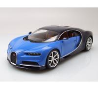 Bburago Voiture de collection Bugatti Chiron 11040B Bleu Échelle 1/18 Métal