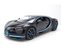 Bugatti Chiron 2016 Noir Bleu Clair Voitures Supersport 1:24 Maisto Die-Cast