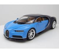WELLY Maquette de voiture Bugatti Chiron 2017 Échelle 1:24 Or/Noir