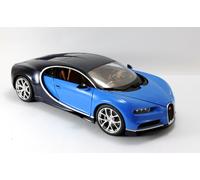 Voiture Bburago Bugatti Chiron 1:18 Bleu Neutre G