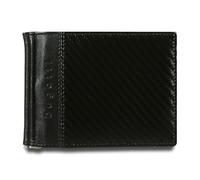 Bugatti Comet Money Clip Wallet, Portefeuille RFID Cuir Homme avec Pince à Billet - Noir
