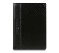 Bugatti Comet Portefeuille RFID Homme en Cuir avec Porte Monnaie, Format Vertical - Noir