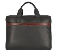 bugatti Corso DeLuxe grand porte-documents, cuir de vachette nappa, unisexe, noir